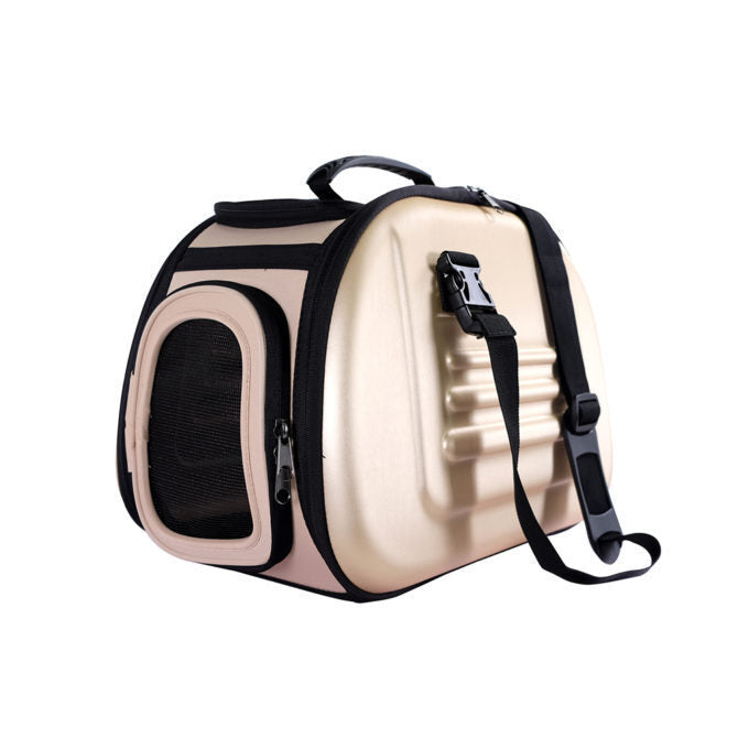 Ibiyaya Classic EVA Collapsible Pet Carrier - Beige